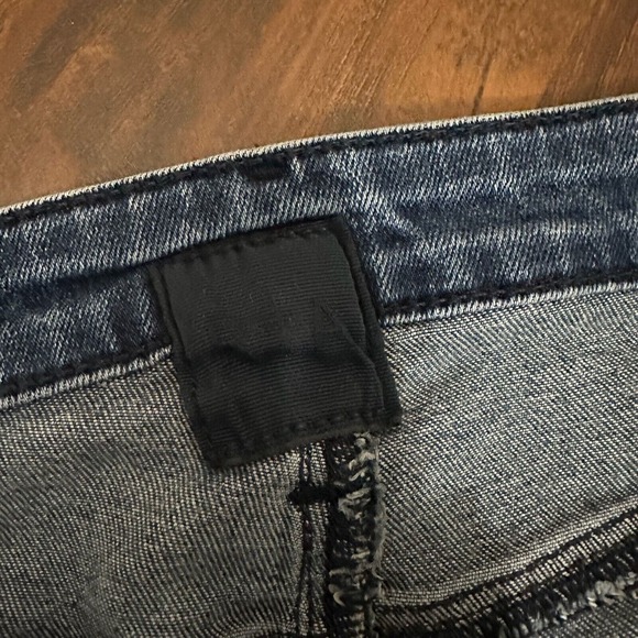 RTA Road to Awe The Jagger Frayed Zip Skinny Jeans *ALTERED* - Picture 9 of 14